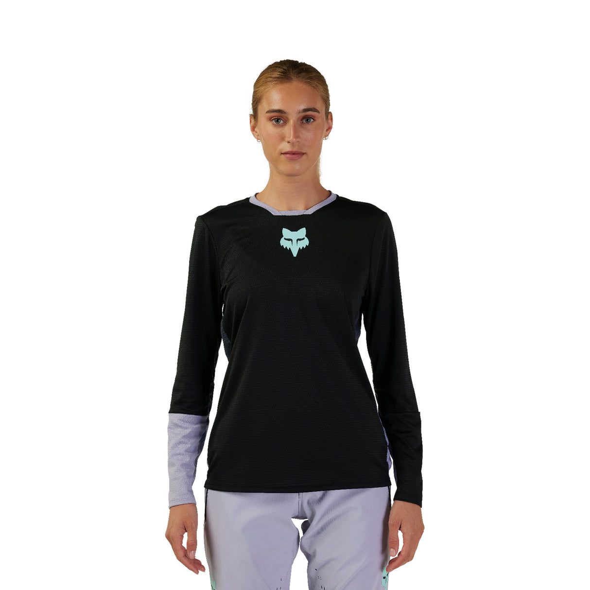 Women's Defend Race Long-Sleeve Jersey - Black