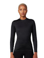 Women's Tecbase Fire Long-Sleeve Shirt - Black