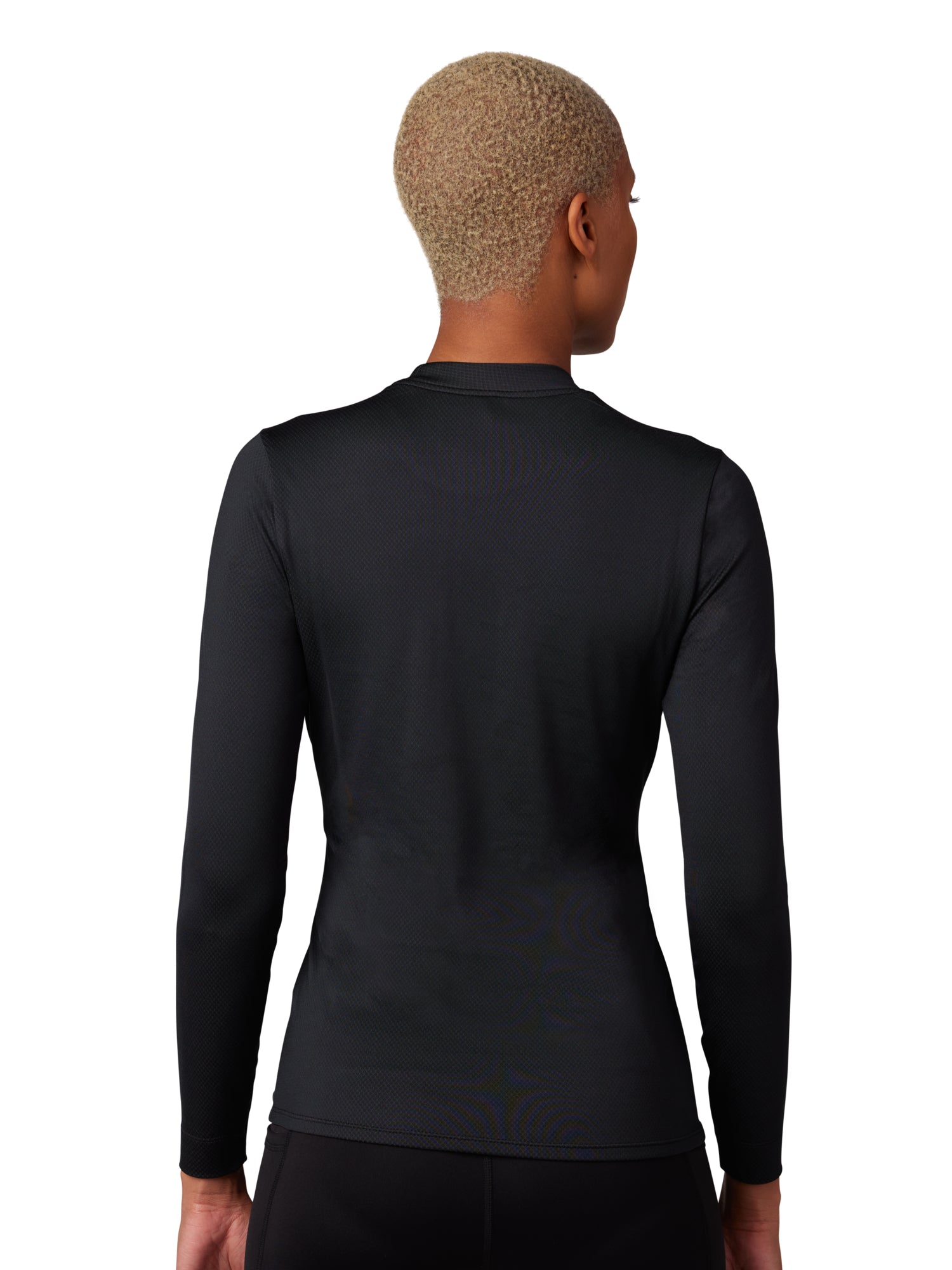 Women's Tecbase Fire Long-Sleeve Shirt - Black