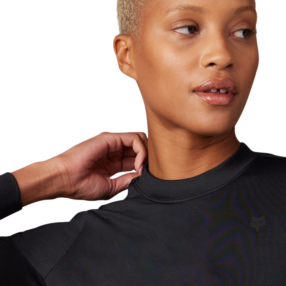 Women's Tecbase Fire Long-Sleeve Shirt - Black