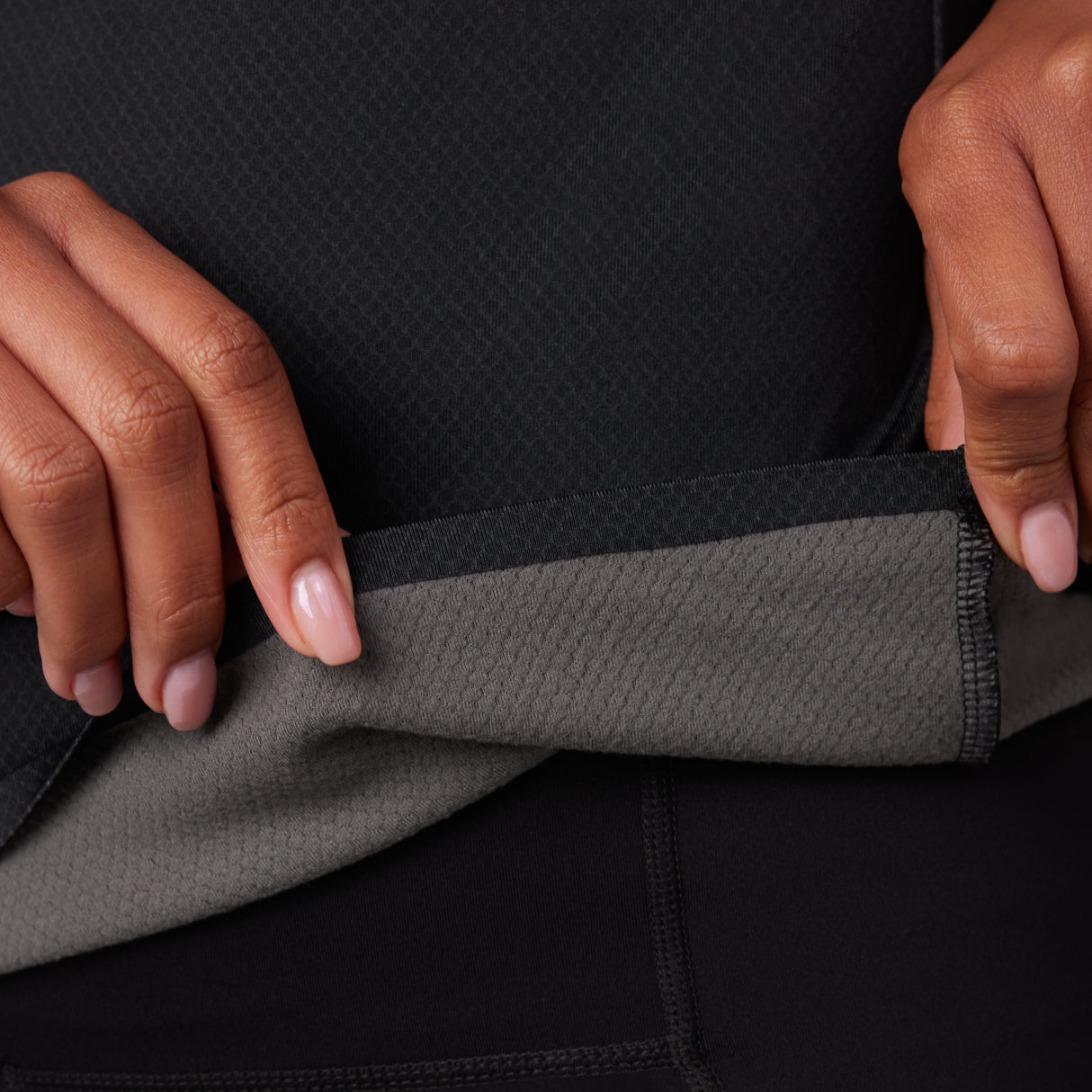 Women's Tecbase Fire Long-Sleeve Shirt - Black