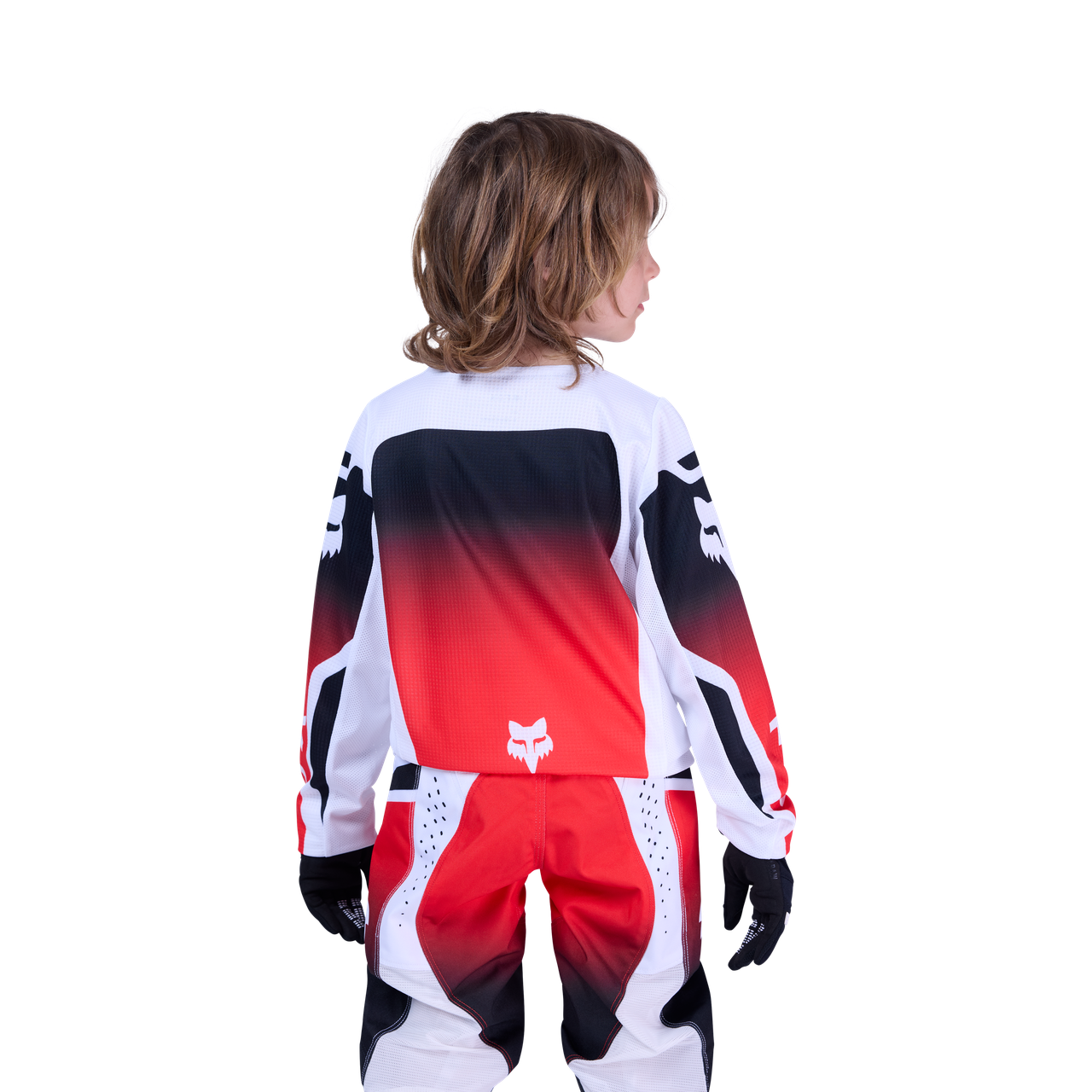 Youth 180 Shield Jersey - Fluorescent Red