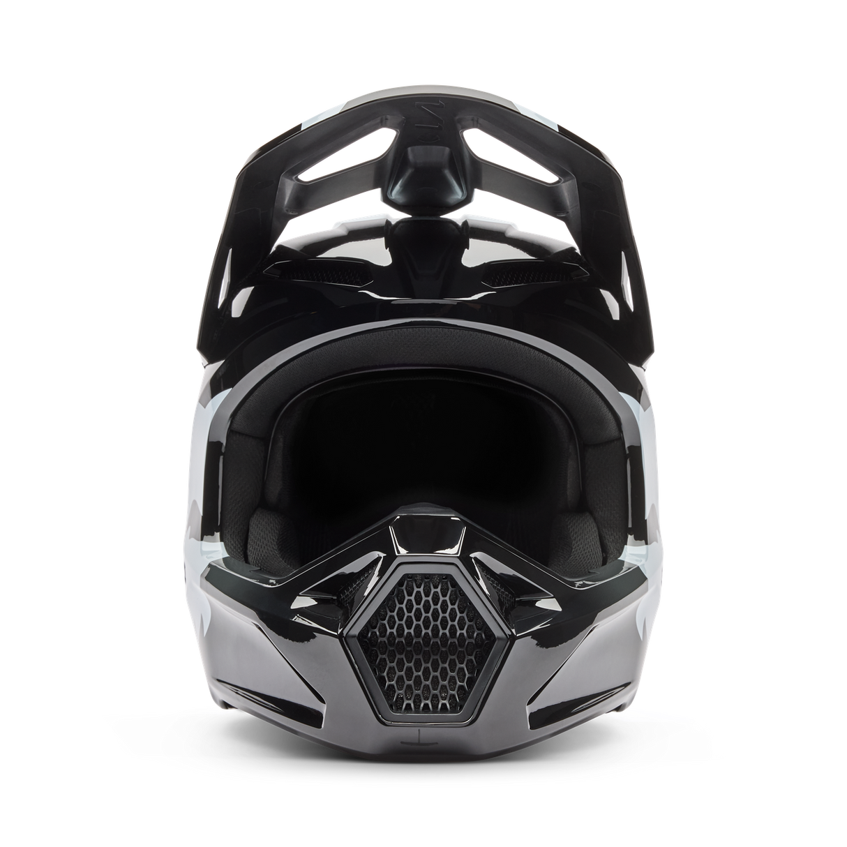 Youth V1 Shield Fullface Helm - Black