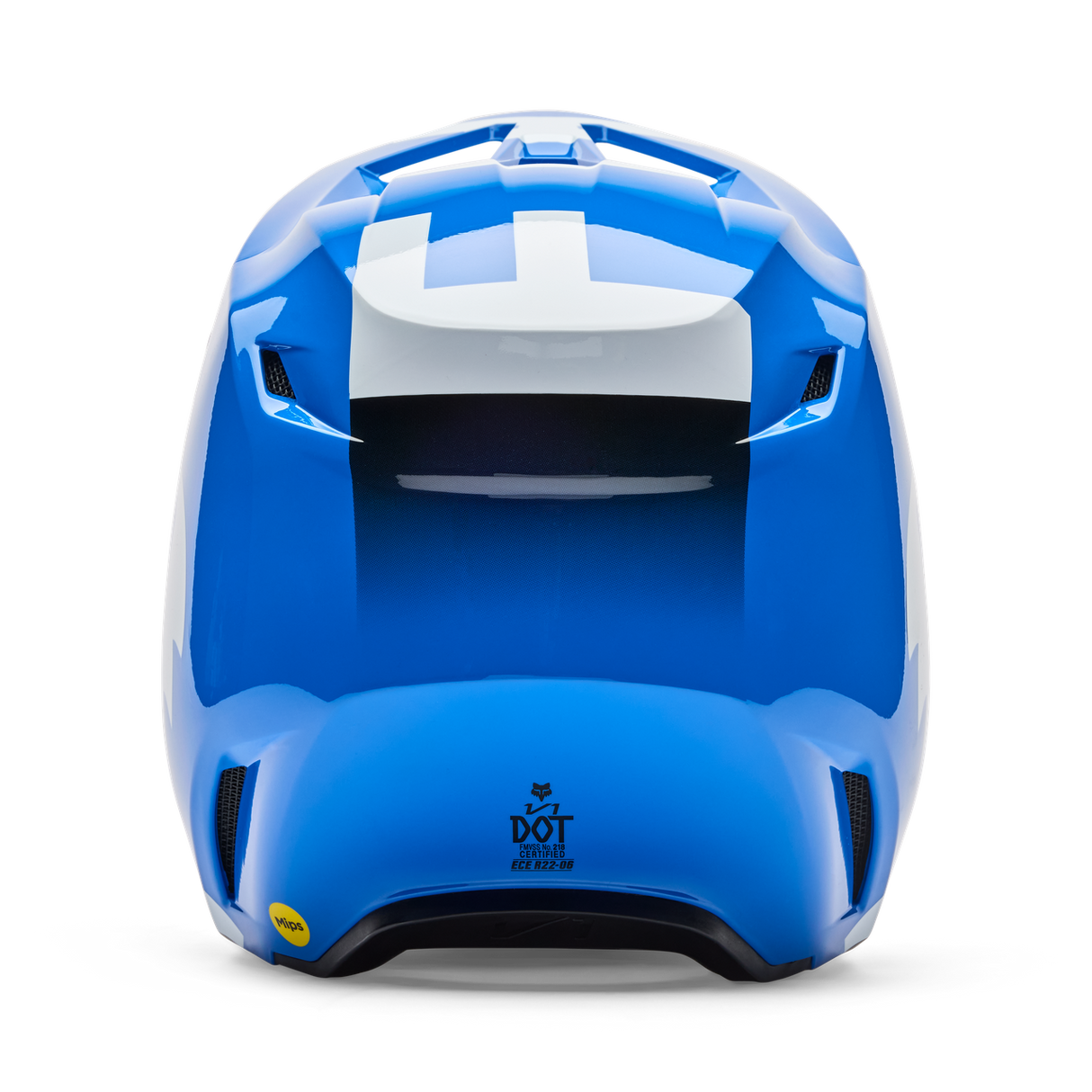 Youth V1 Shield Fullface Helm - Blue