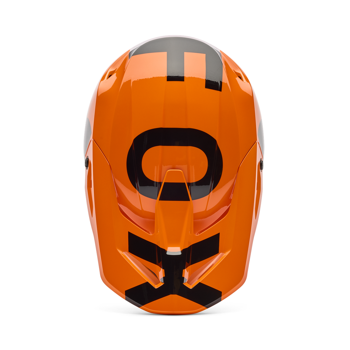 Youth V1 Shield Fullface Helm - Fluorescent Orange