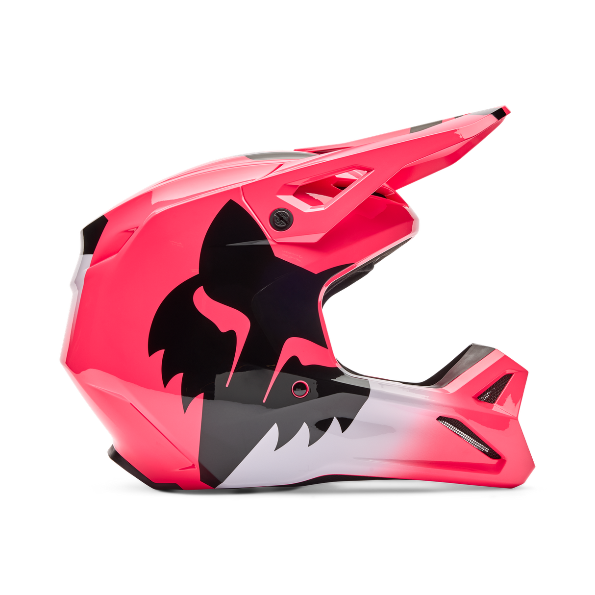 Youth V1 Shield Fullface Helm - Pink