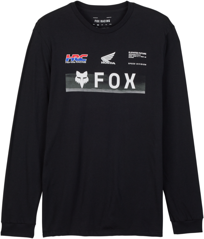 Fox X Honda Premium Long Sleeve Tee - Black