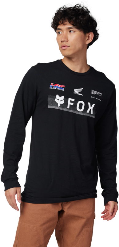 Fox X Honda Premium Long Sleeve Tee - Black