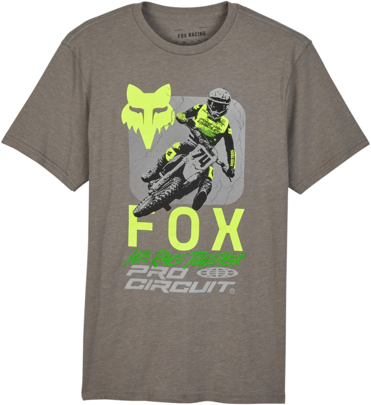 Fox X Pro Circuit Premium Short Sleeve Tee - Heather Graphite