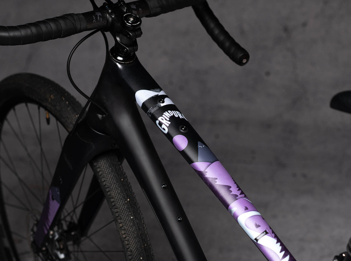Gravel Rahmenschutzkit Grinduro - Purple Matte