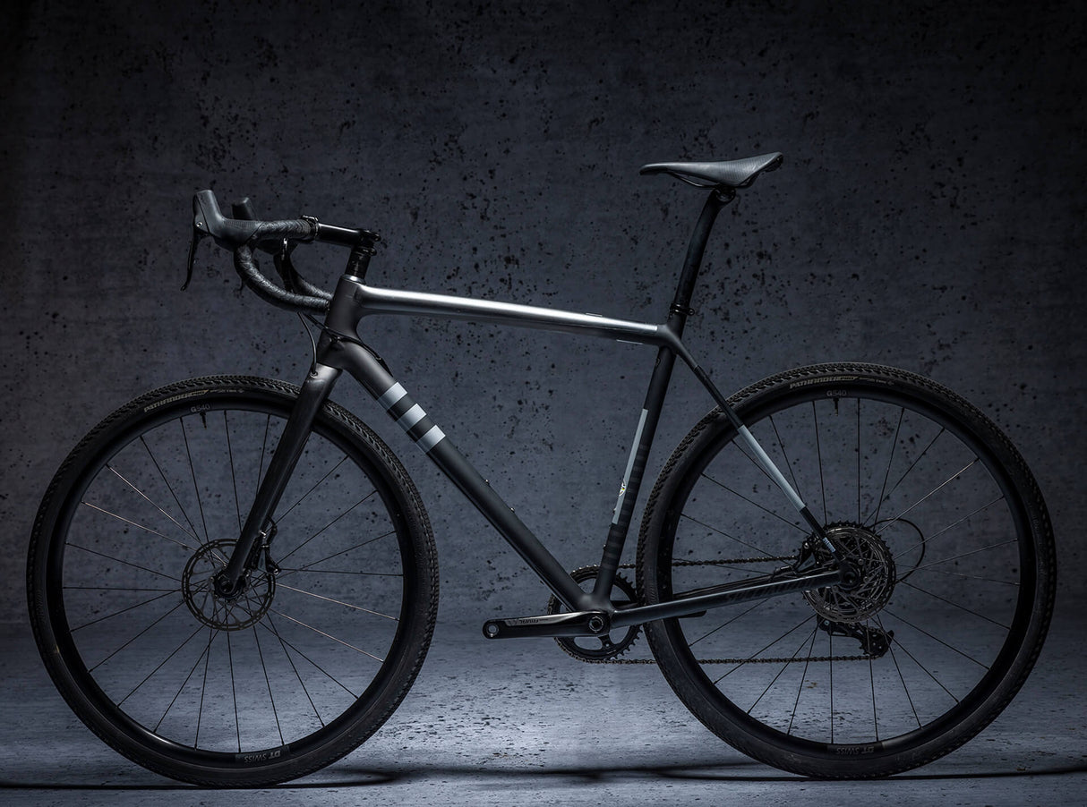 Gravel Rahmenschutzkit Clear - White Matte