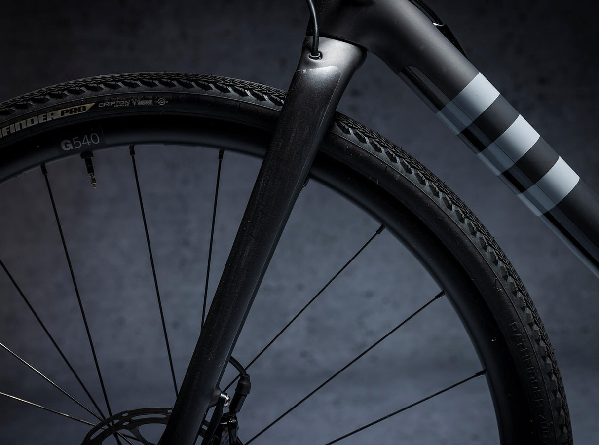 Gravel Rahmenschutzkit Clear - White Gloss