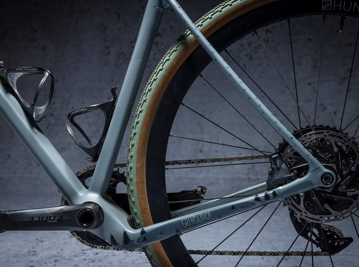 Gravel Rahmenschutzkit Grinduro - Black Matte