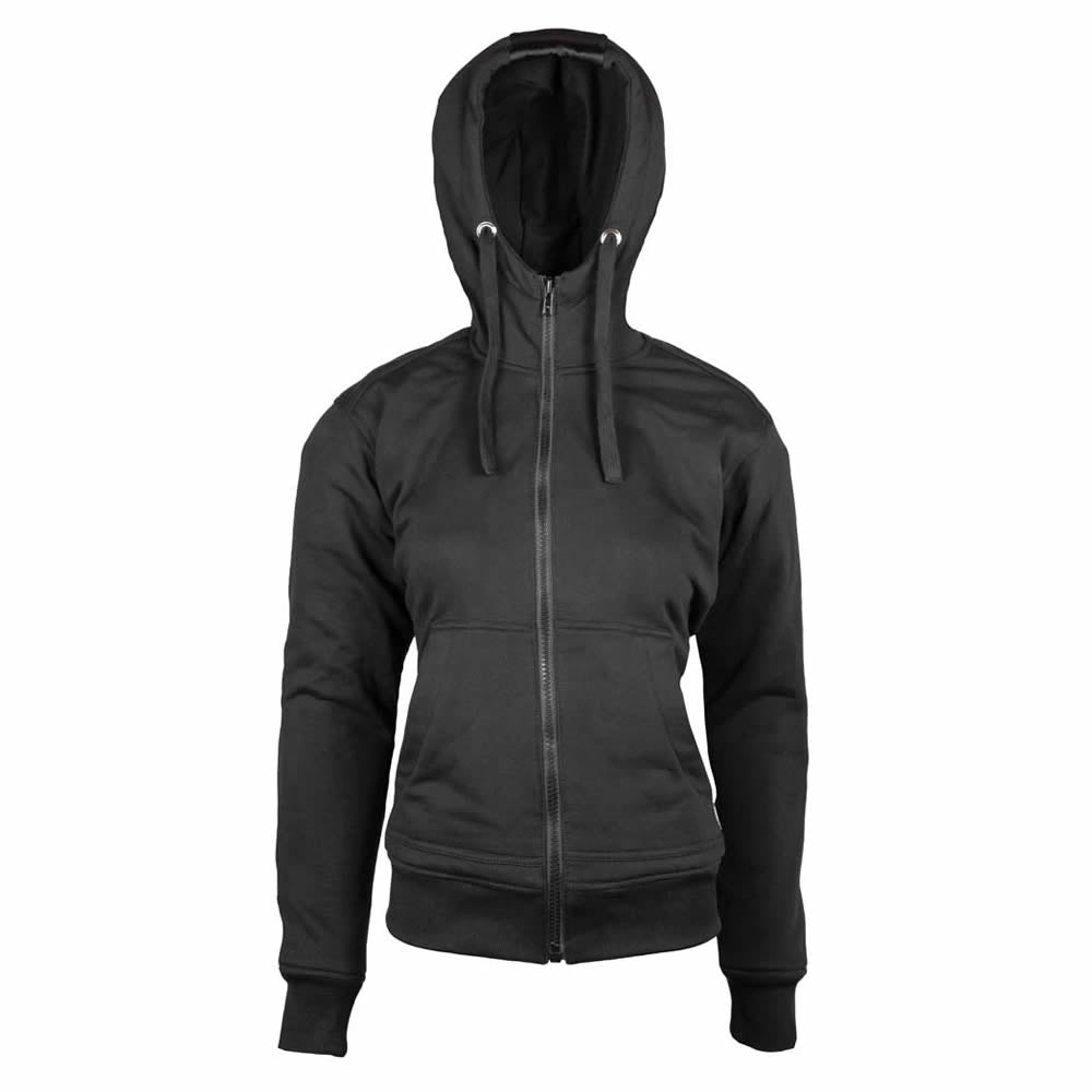 Damen Hoodie Panda - schwarz