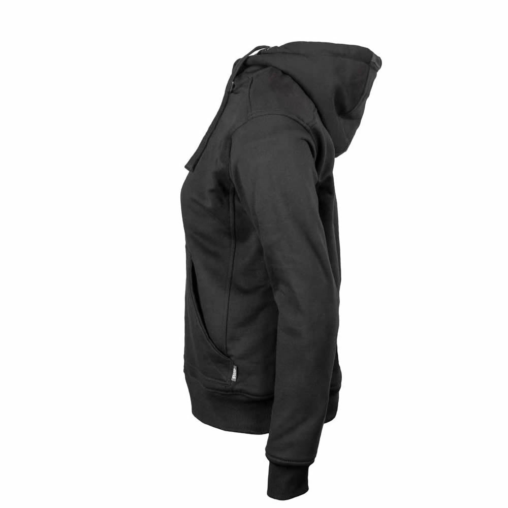 Damen Hoodie Panda - schwarz