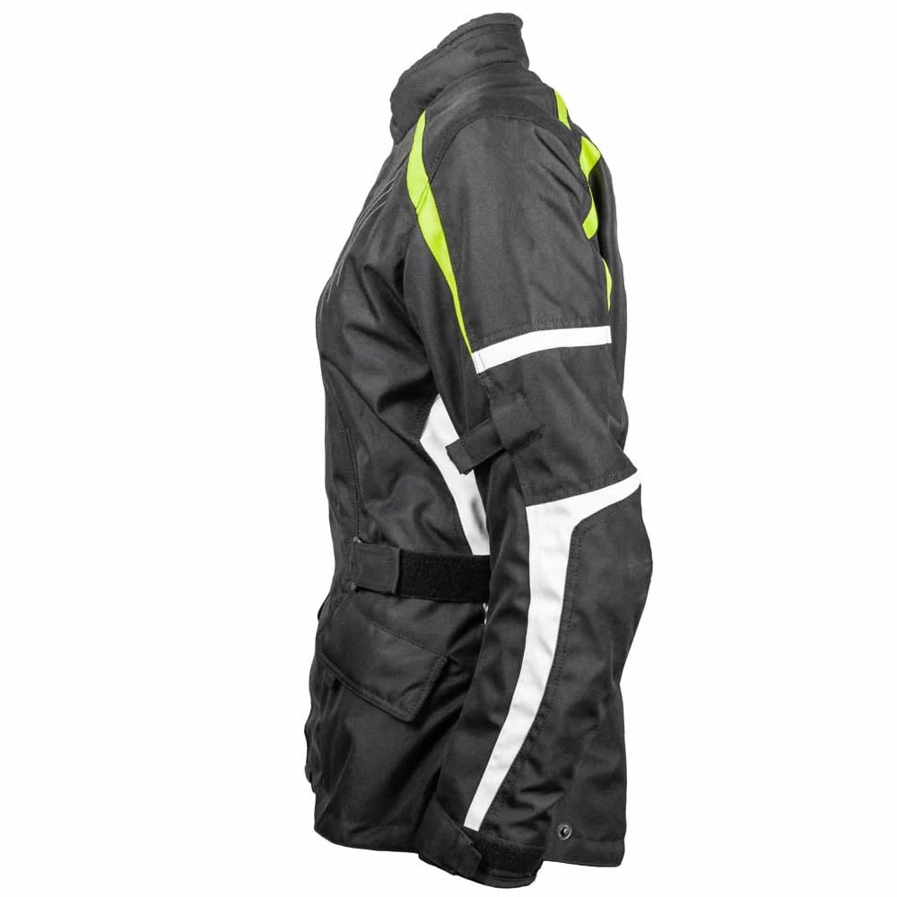 Damen Jacke Dayton - schwarz-gelb fluo-weiss