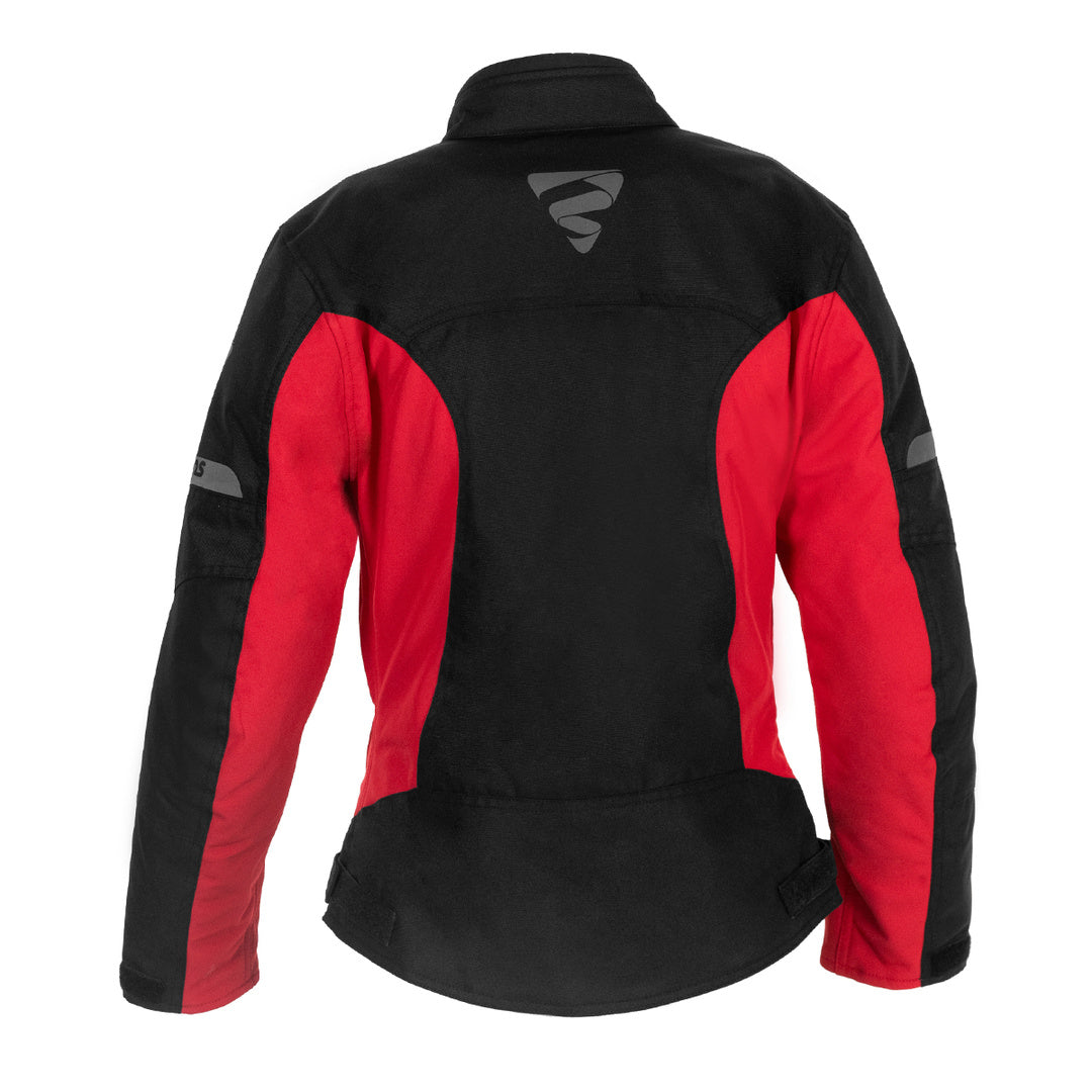 Damen Jacke Vega - schwarz-rot