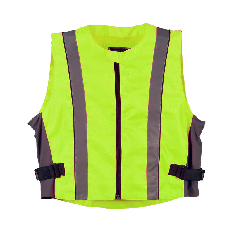 Freizeitweste Taslan - gelb fluo