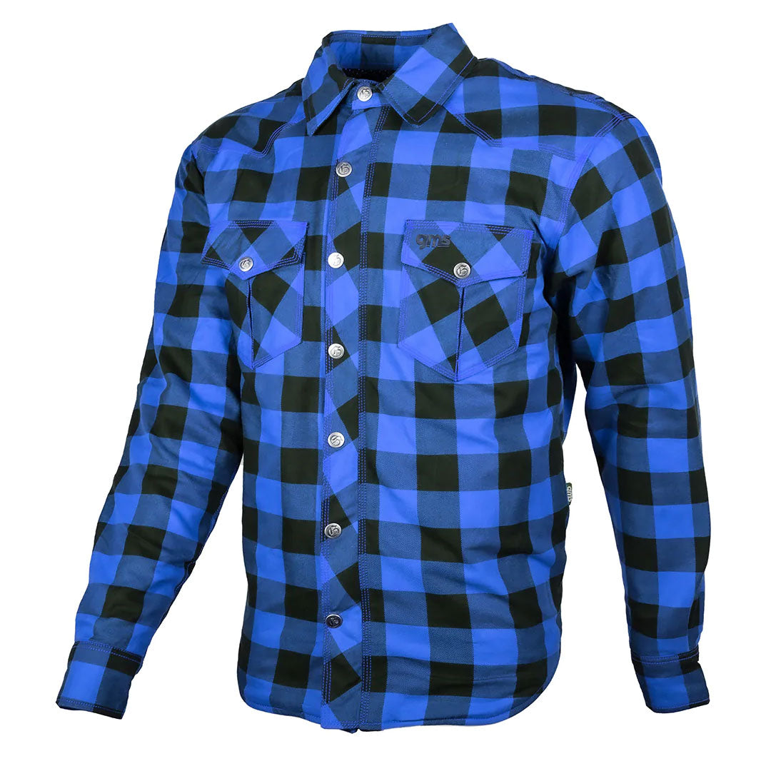 Herrenhemd Jaguar - schwarz-blau