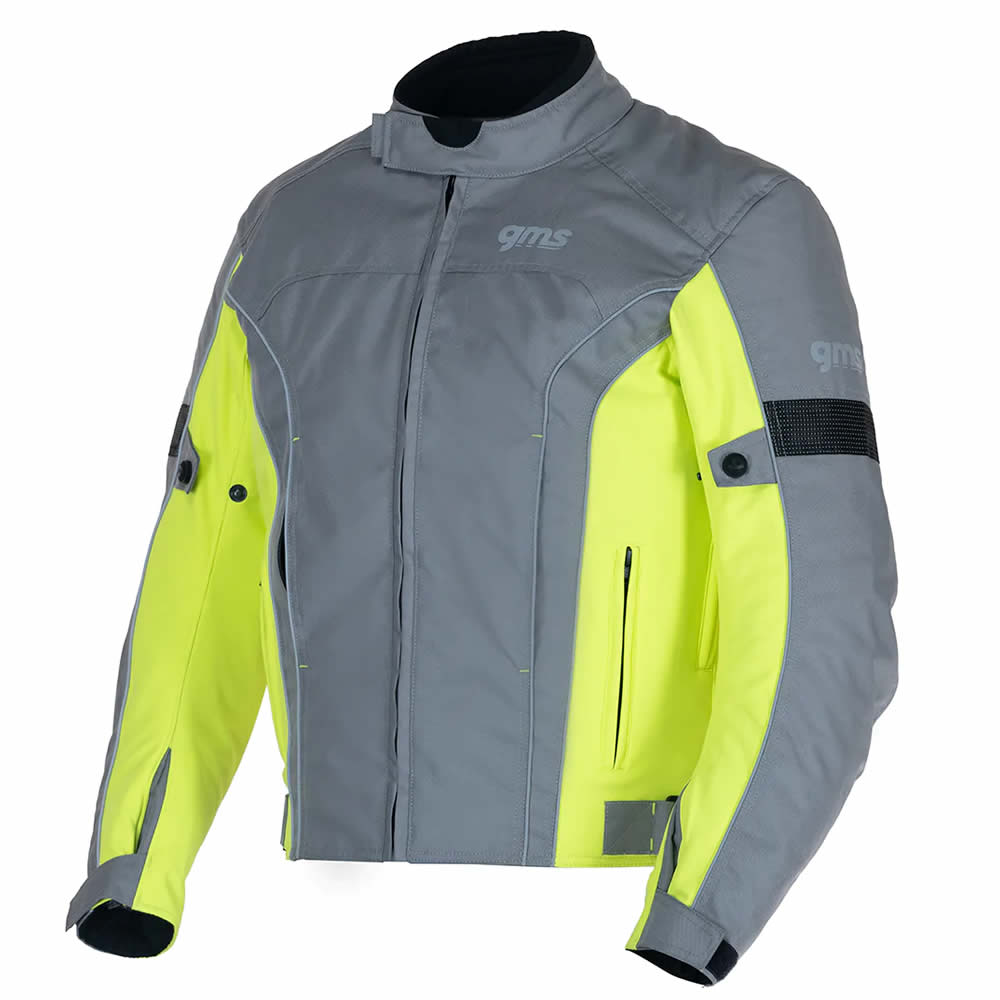 Herrenjacke Lagos - grau-gelb
