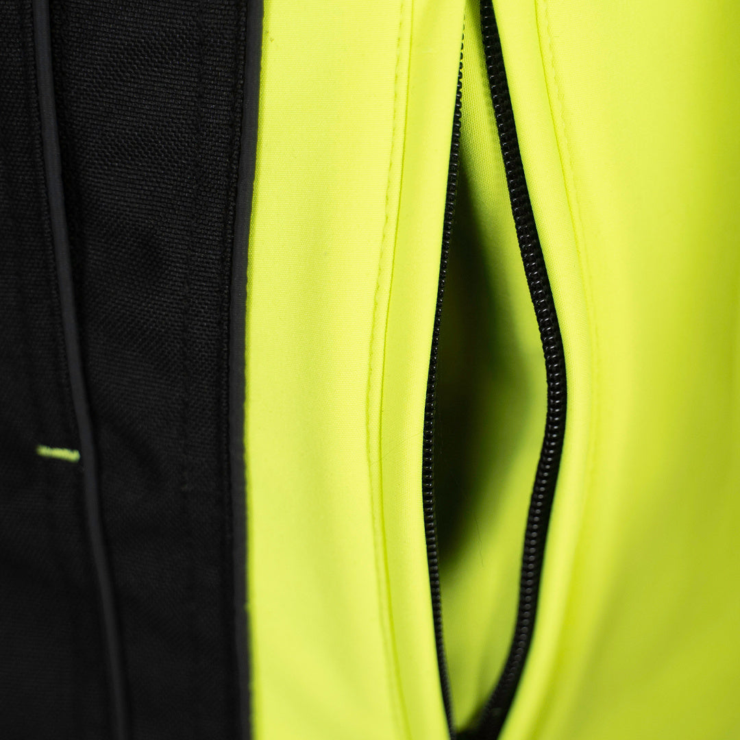 Herrenjacke Lagos - schwarz-gelb