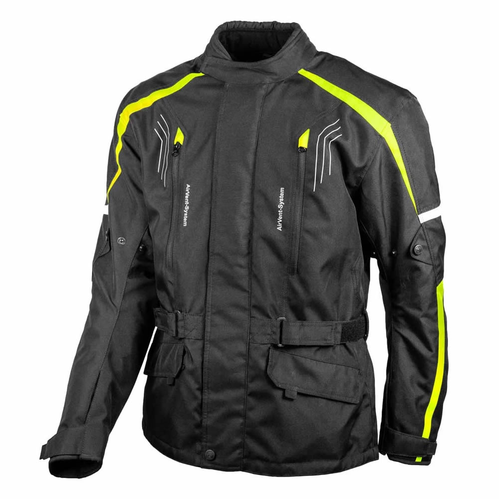 Jacke Dayton - schwarz-gelb fluo