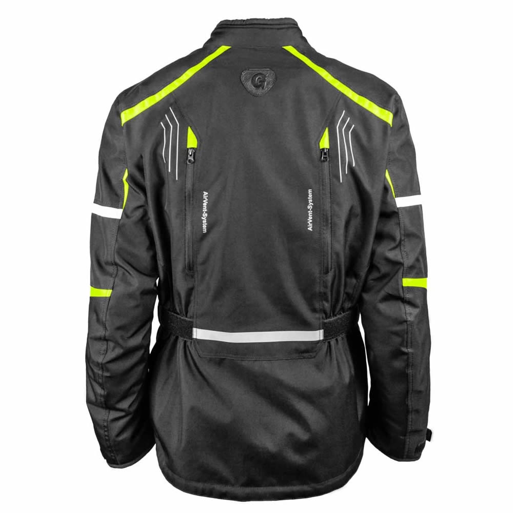 Jacke Dayton - schwarz-gelb fluo