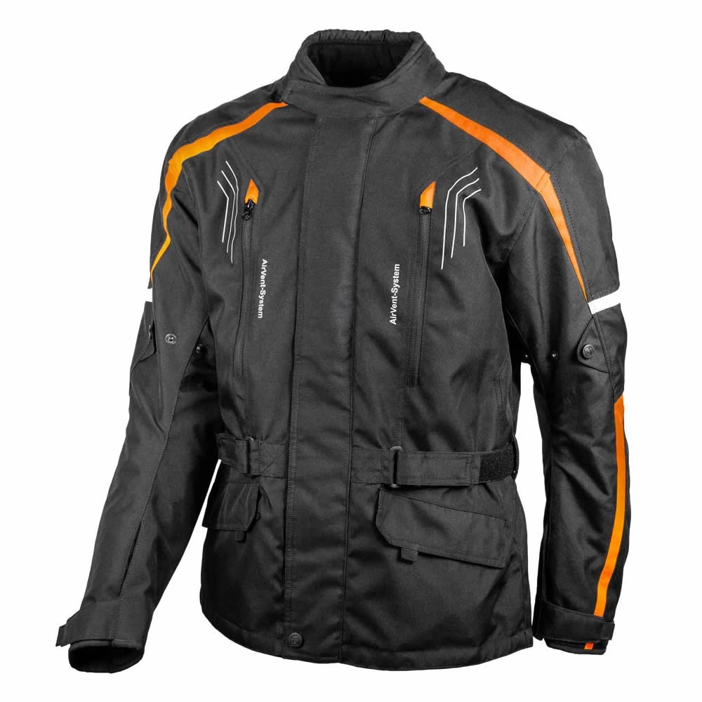 Jacke Dayton - schwarz-orange fluo