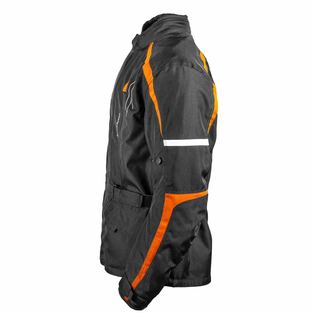 Jacke Dayton - schwarz-orange fluo