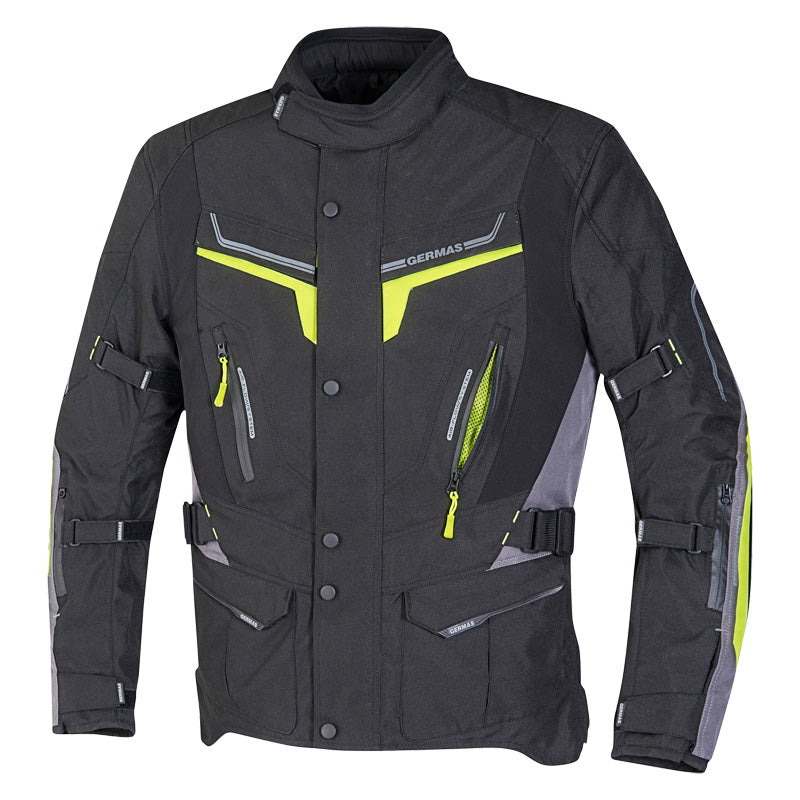Jacke Portland - schwarz-gelb fluo