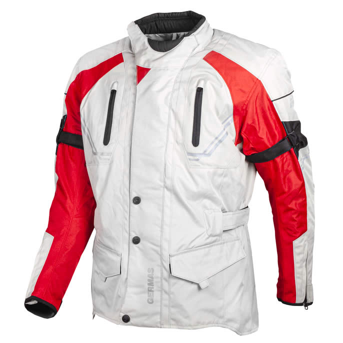 Jacke Taylor Man - beige-rot