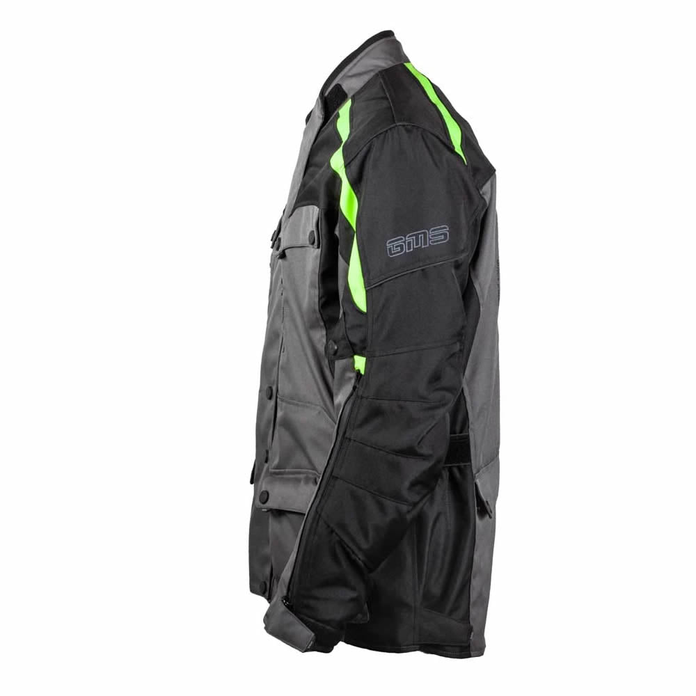 Jacke Temper - dunkelgrau-gelb fluo