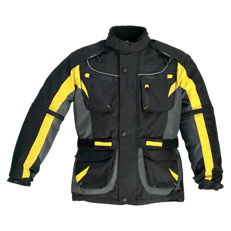 Kinderjacke Kenny - schwarz-gelb fluo
