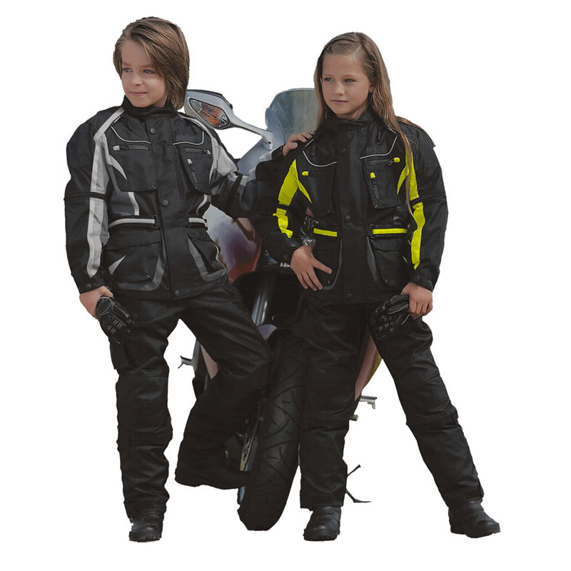 Kinderjacke Kenny - schwarz-gelb fluo