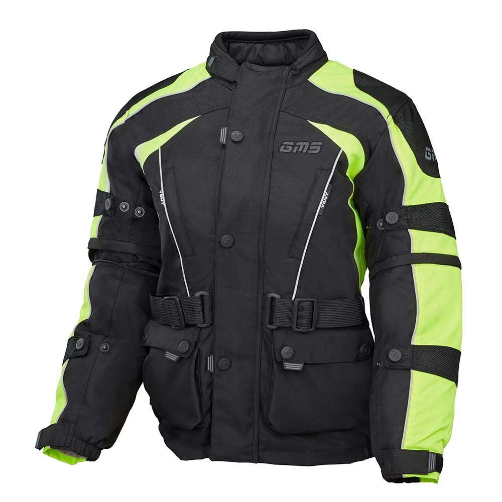 Kinderjacke Twister - schwarz-gelb fluo