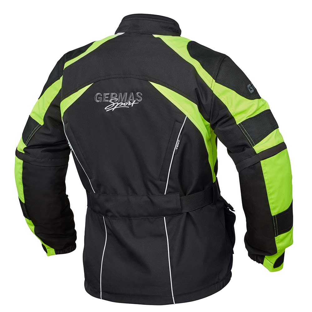 Kinderjacke Twister - schwarz-gelb fluo