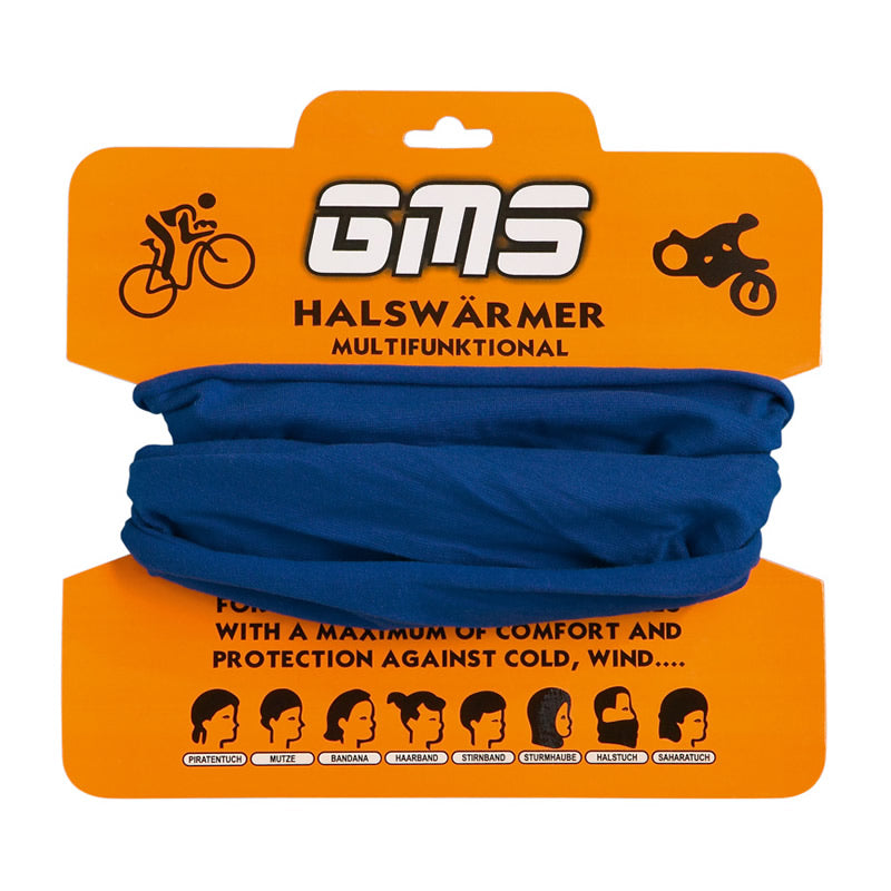 Schlauchtuch Baumwolle - blau