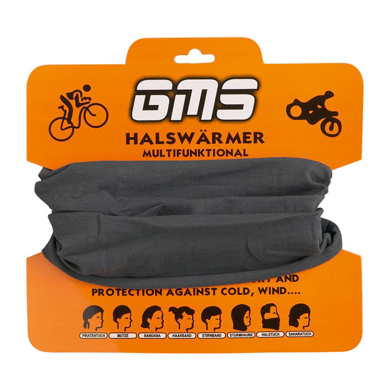 Schlauchtuch Baumwolle - grau