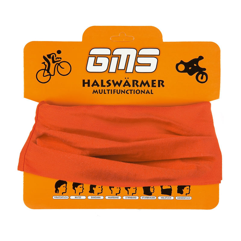 Schlauchtuch Baumwolle - orange