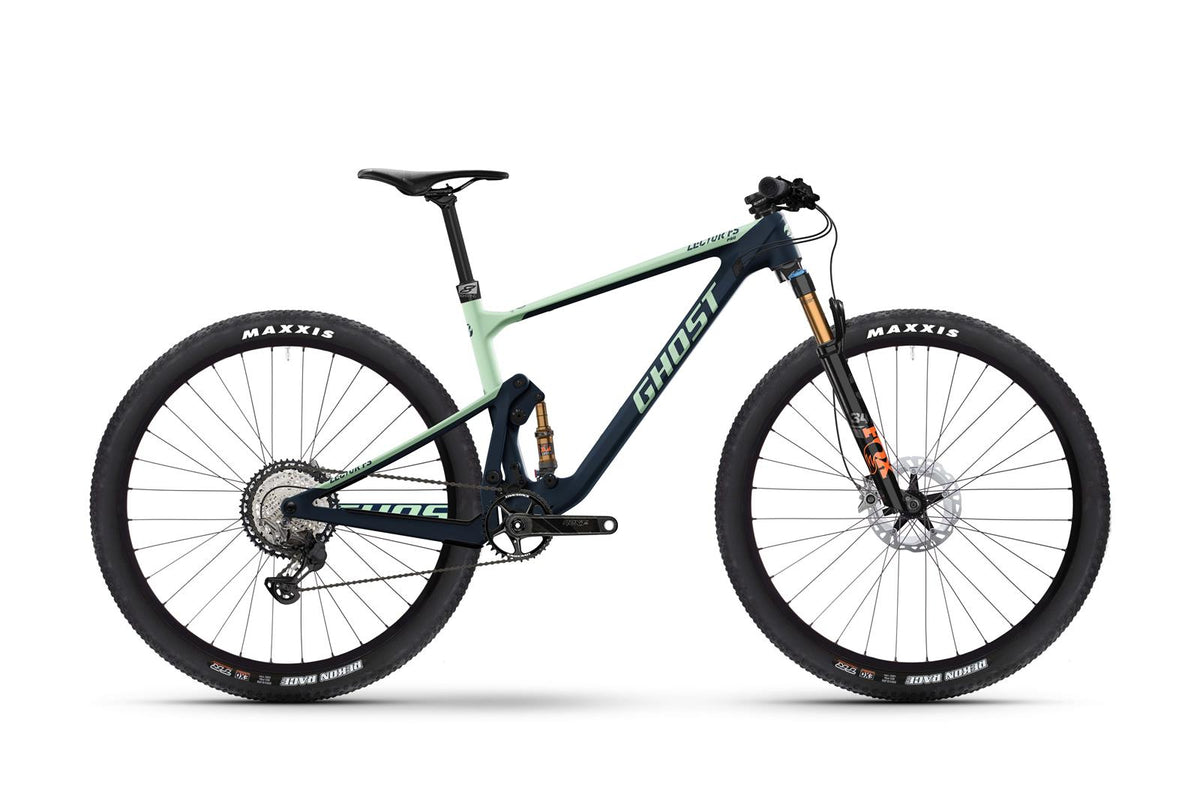 ghost lector mountainbike Lector FS SF Pro - pearl dark blue/super light green