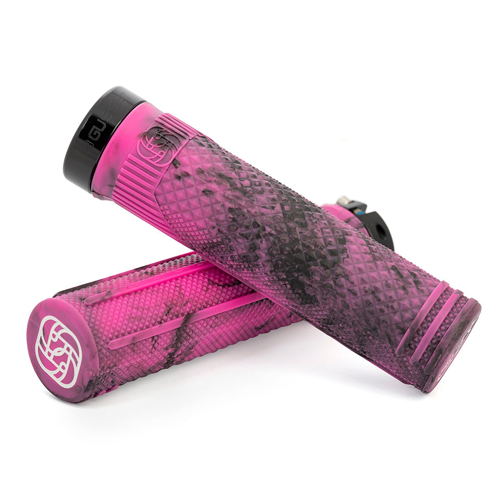 S2 Lock On Grips - Extra Soft - black/pink