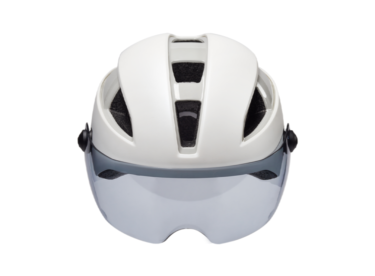 Coban Plus Urban Helm - Matt Gloss White Grey