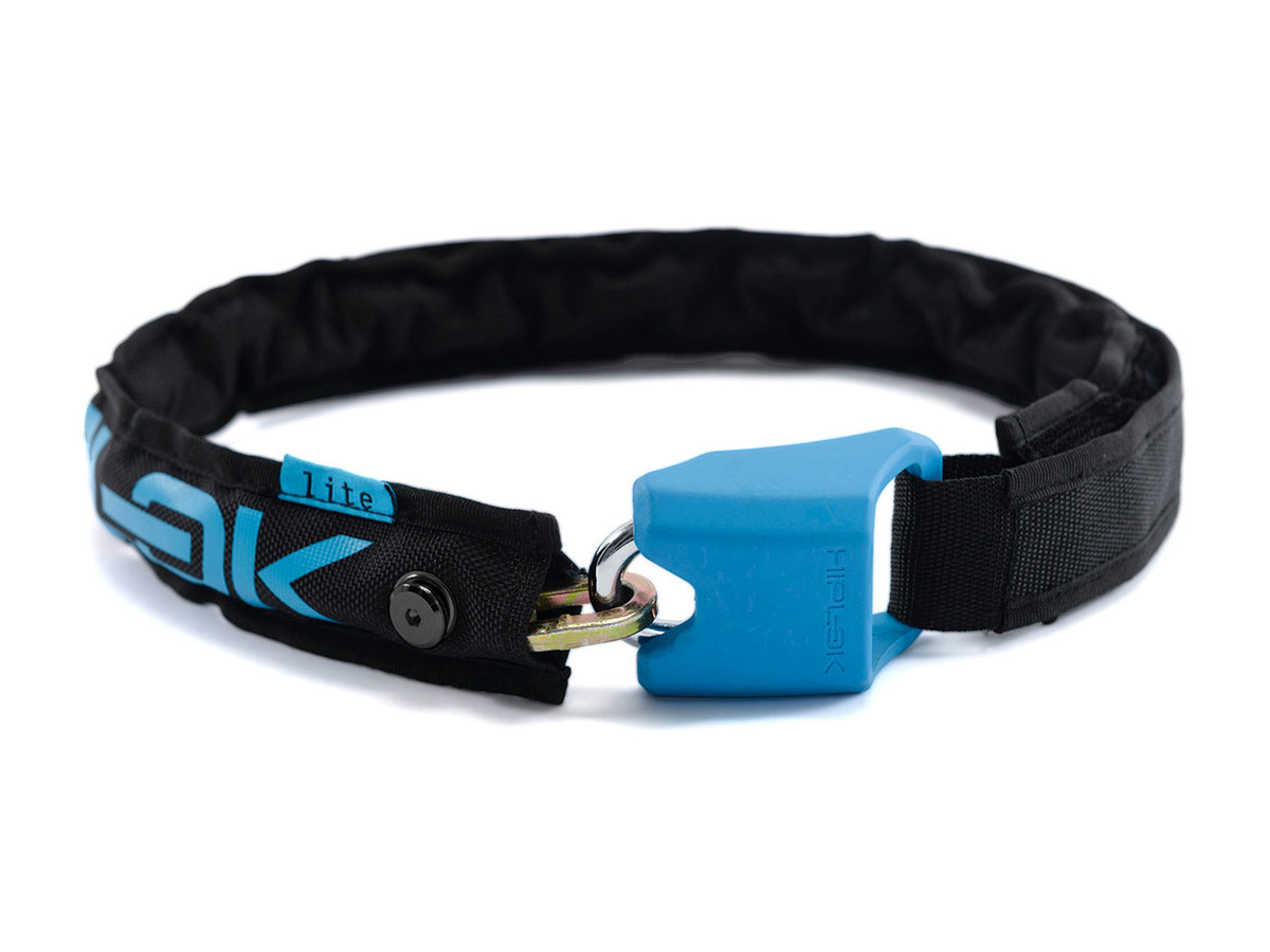 Lite, Wearable 6mm Chain Lock - cyan