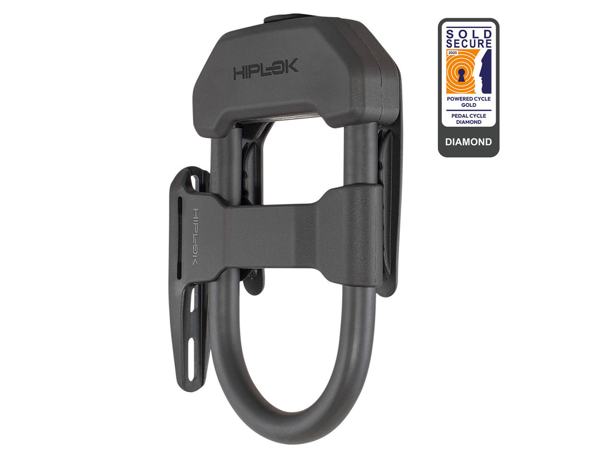 DX Wearable D Lock with Frame Clip - all black