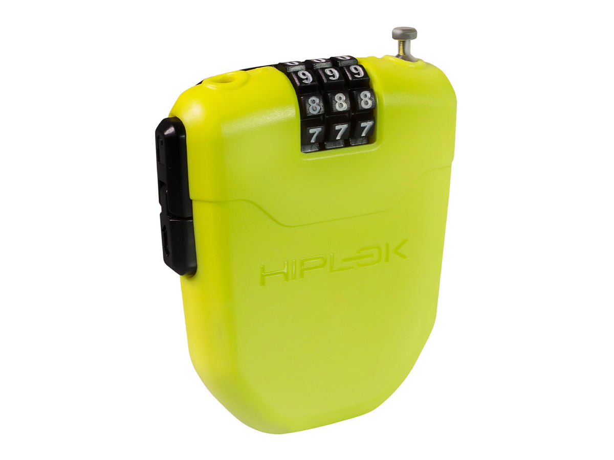 FX, Wearable Retractable Combi Lock incl. reflector - lime