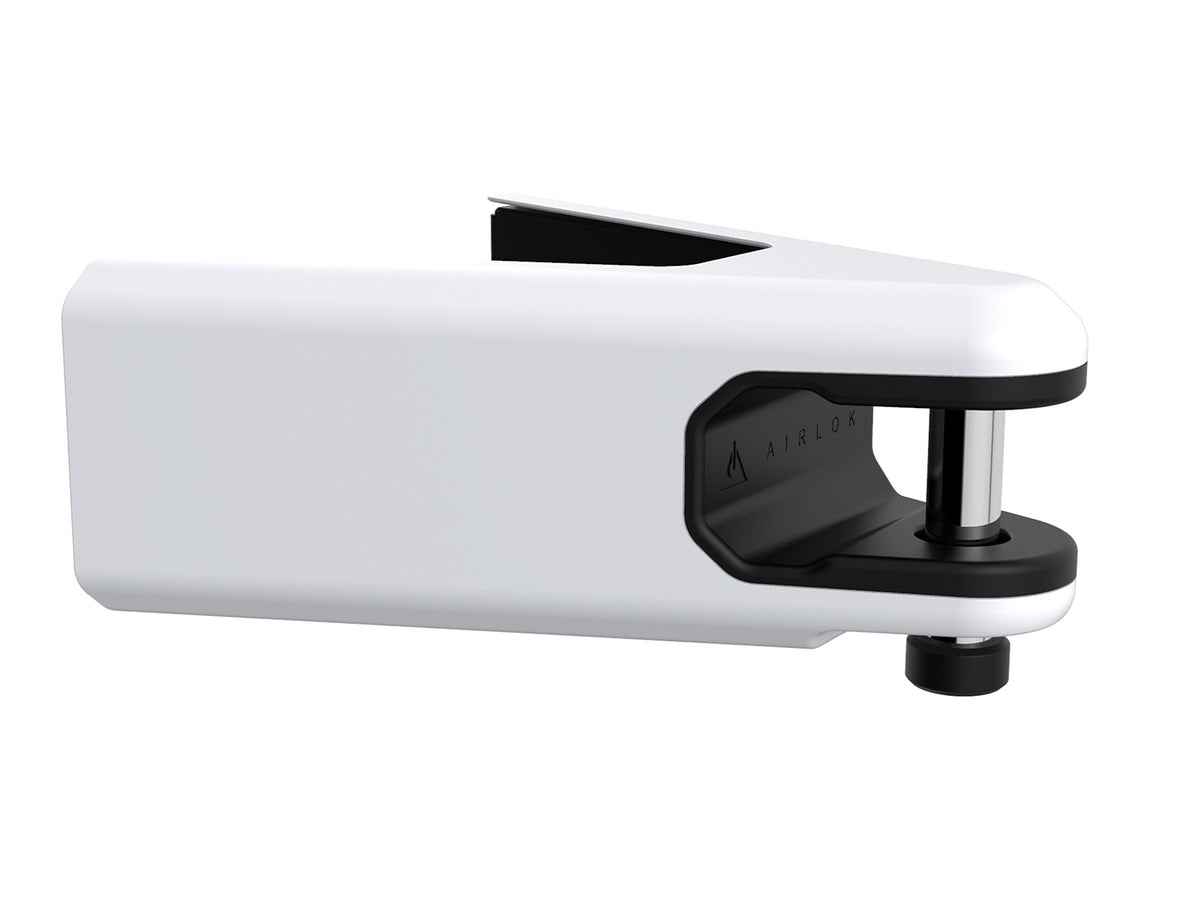 Airlok, Wall mounted bicycle storage hanger Lock - white
