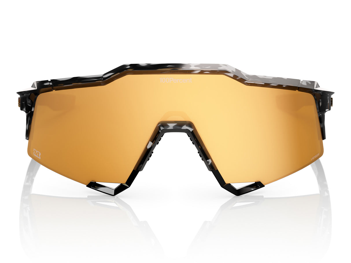 100% Speedcraft Money Mike 3 - HiPER 24K Gold Mirror Lens - Polished Black Tortoise