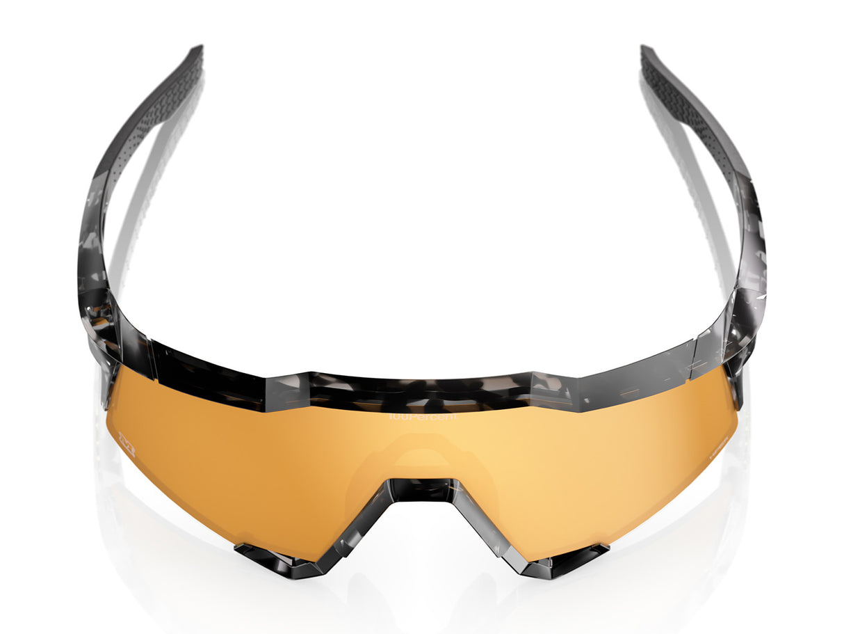 100% Speedcraft Money Mike 3 - HiPER 24K Gold Mirror Lens - Polished Black Tortoise