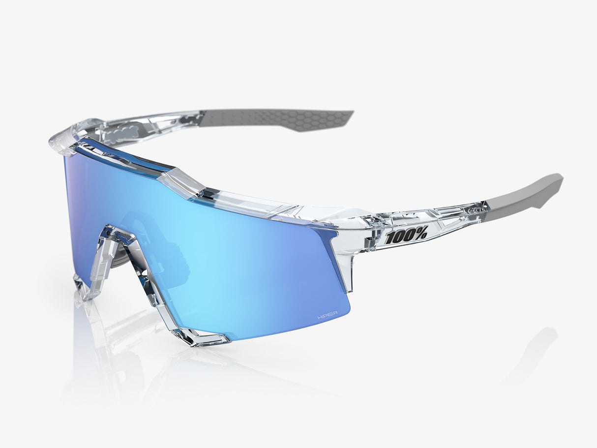 Speedcraft HiPER Blue Mirror Lens - Polished Translucent Clear