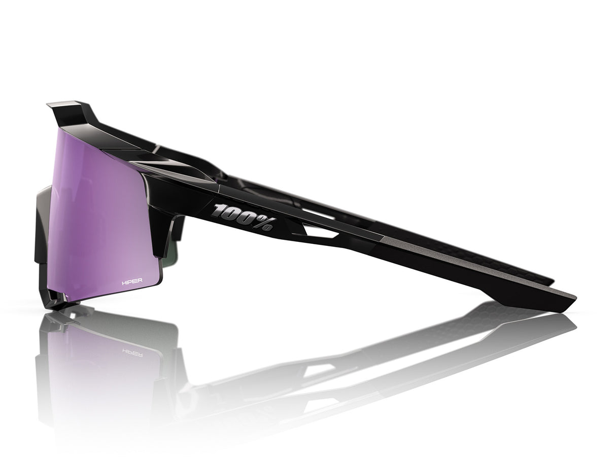 Speedcraft SL, HiPER Lavender Mirror Polarized Lens - Polished Black